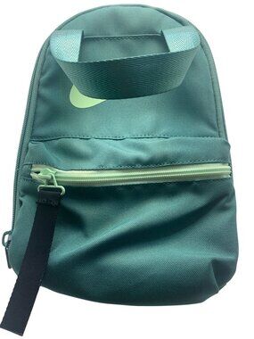 Nike Green Insulated Lunch Bag With Adjustable Strap & Zipper Closure